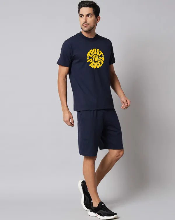 Neavy_Blue_Stylish_Tye-Dye_Oversize_T-Shirt_And_Shorts_For_Men
