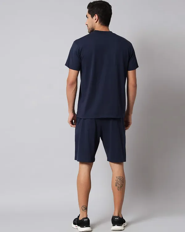 Neavy_Blue_Stylish_Tye-Dye_Oversize_T-Shirt_And_Shorts_For_Men