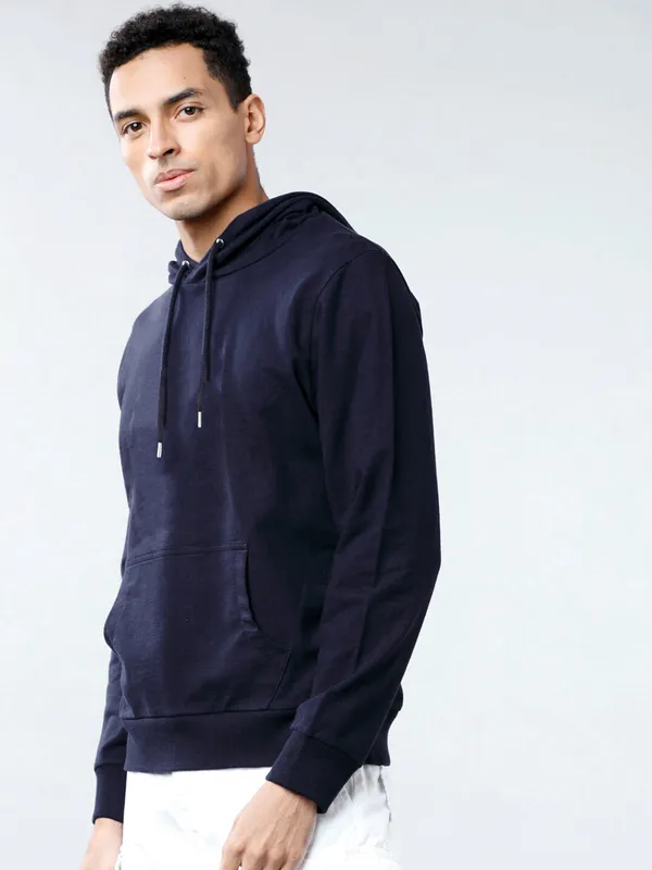 Nblue_Stylish_Plain_Hoodie_For_Men