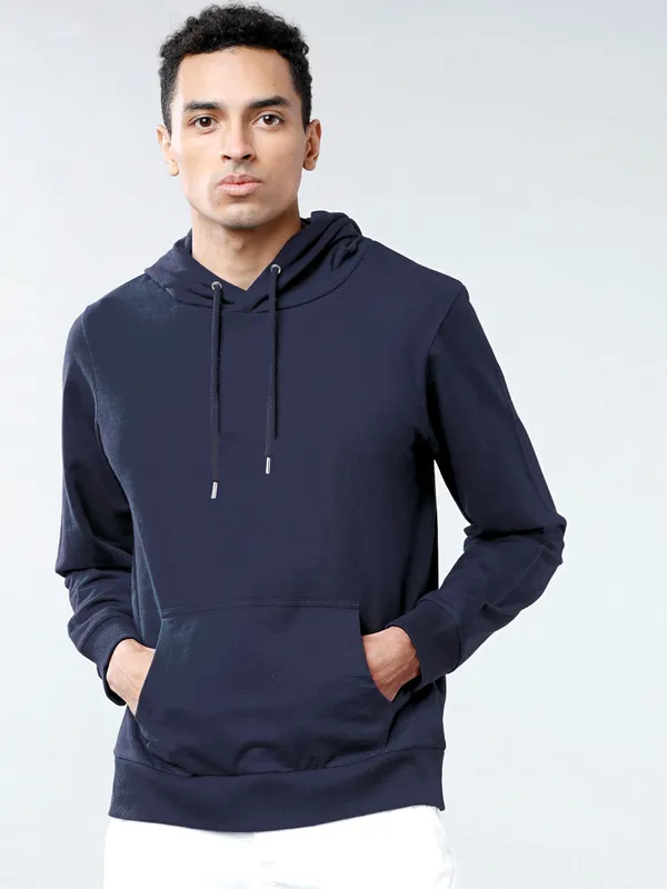 Nblue_Stylish_Plain_Hoodie_For_Men