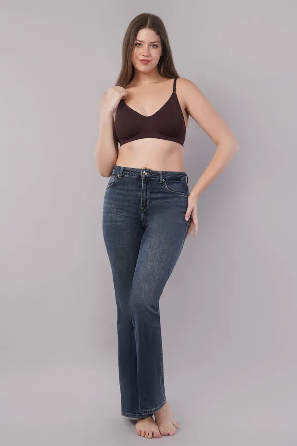 Adore_And_Comfort_Of_Brown_Slip-On_Comfort_Bra