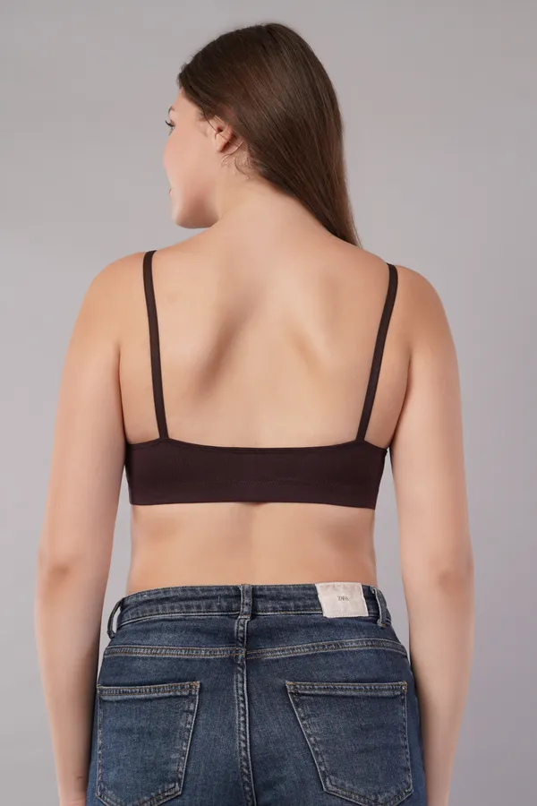 Adore_And_Comfort_Of_Brown_Slip-On_Comfort_Bra