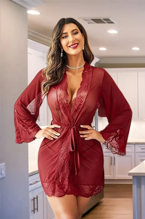 Adore_Your_Beauty_With_Sheer_Lace_Bodysuit_Maroon_(Free_Size)