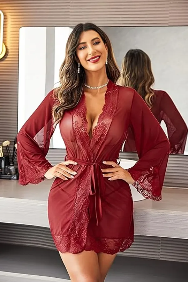 Adore_Your_Beauty_With_Sheer_Lace_Bodysuit_Maroon_(Free_Size)