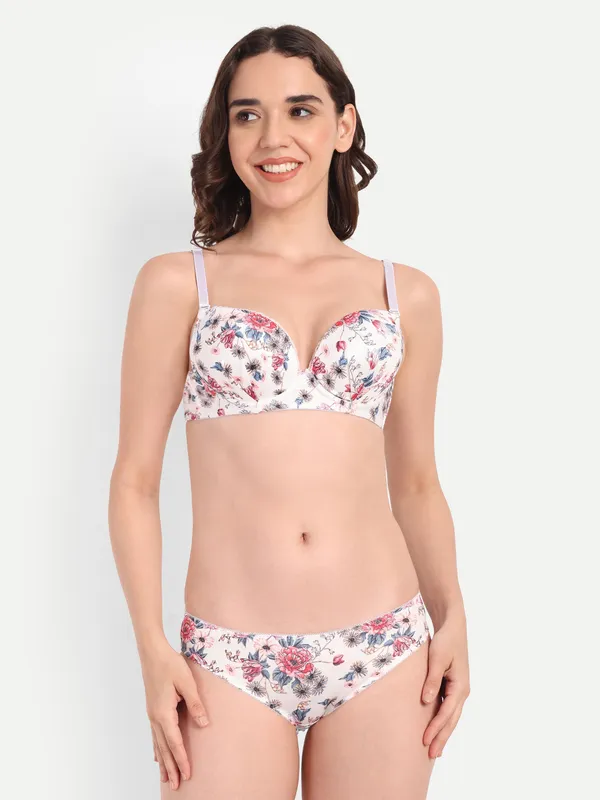 Floral_Print_Underwired_Push-Up_Bra_&_Panty_Set