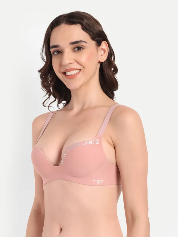 Adore_With_Two_Pieces,_One__Worthy_Look_Of_Adjustable_Gathered_Push-Up_Bra_Set_Pink