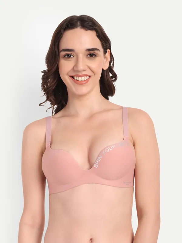 Adore_With_Two_Pieces,_One__Worthy_Look_Of_Adjustable_Gathered_Push-Up_Bra_Set_Pink