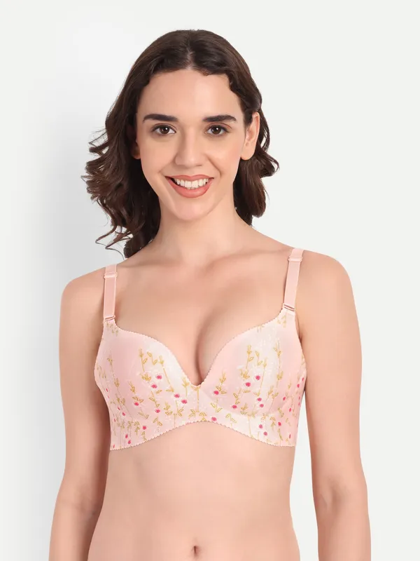 Seamless_Wire-Free_Floral_Push-Up_Bra