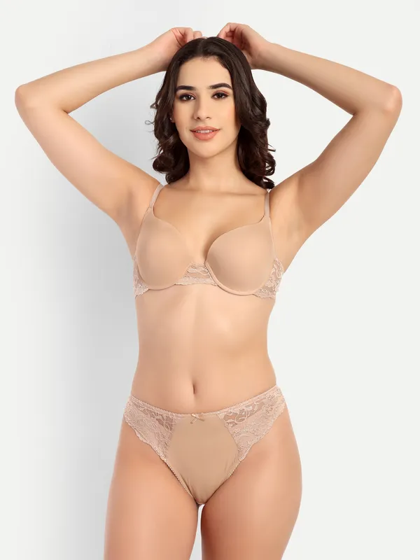 Women's_Beige_Color_Underwired_Padded_Bra