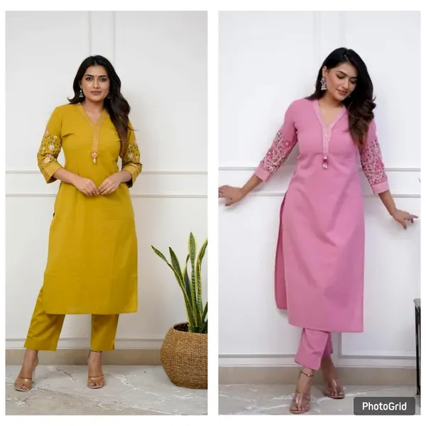 Multicolor_Trendy_Design_Rayon_Kurta_Set_For_Women