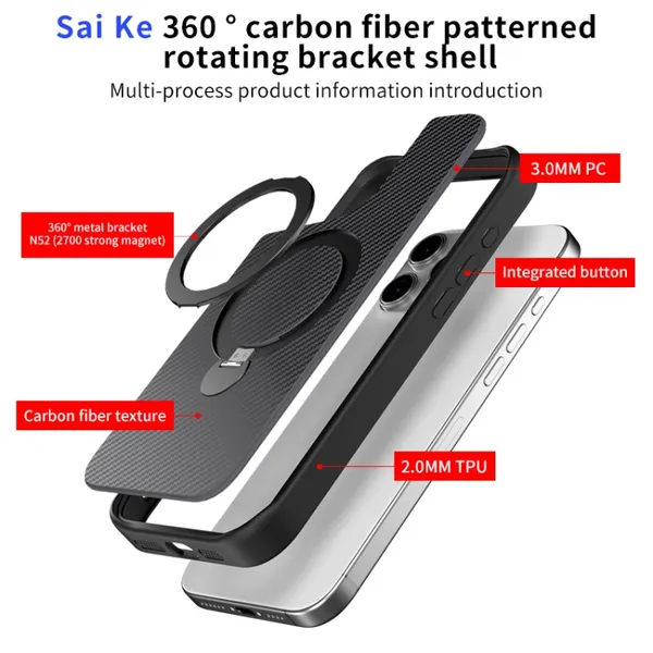 Black_&_Gray_Carbon_Fiber_Magsafe_Case_With_Kickstand_For_Iphone_17