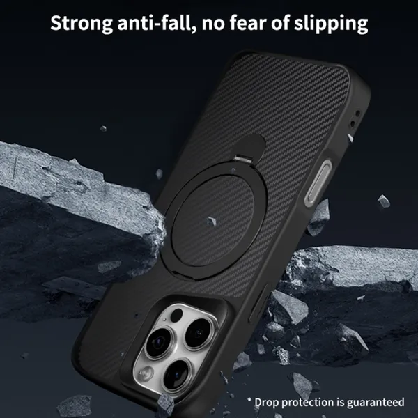 Black_&_Gray_Carbon_Fiber_Magsafe_Case_With_Kickstand_For_Iphone_17