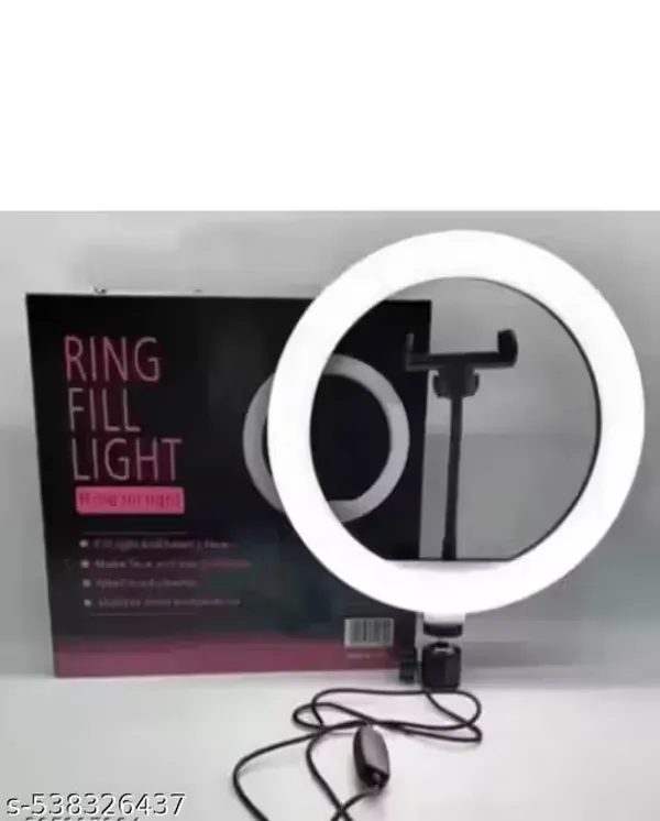 White_Led_Ring_Light_For_Video,_Makeup_&_Live_Streaming_Usb_Powered_(Without_Tripod)
