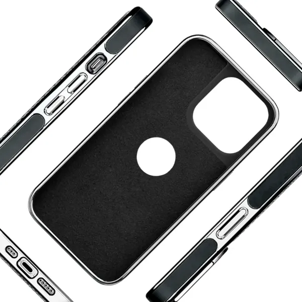 Gray_&_Black_&_Blue_&_Brown_Icon_Luxurious_Classic_Series_Handmade_Work_Case_For_Iphone_15_Grey_Artificial_Leather_With_Logo_Cutout