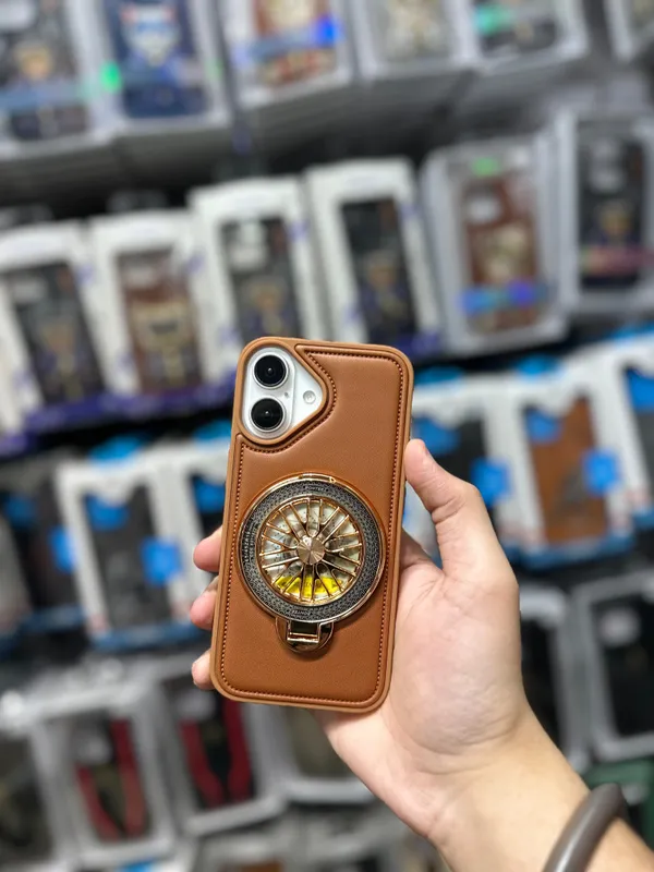 Black_&_Gray_&_Brown_&_Orange_Luxury_Sports_Wheel_Ring_Holder_Case_For_Iphone_Shockproof_&_Premium_Leather_Finish
