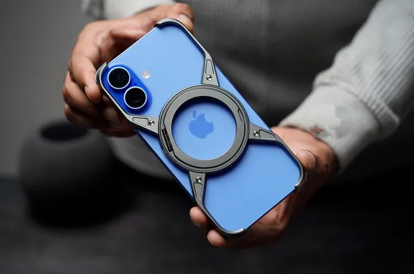 Black_&_Sliver_Titanium_X_Bumper_Case_With_Rotating_Ring_For_Iphone