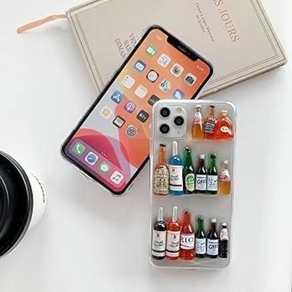 Multicolour_&_Transperent_Guleel_Hybrid_Shockproof_Hard_Case_Cover_For_Iphone_12_Pro_Multicolor_Transparent_Back