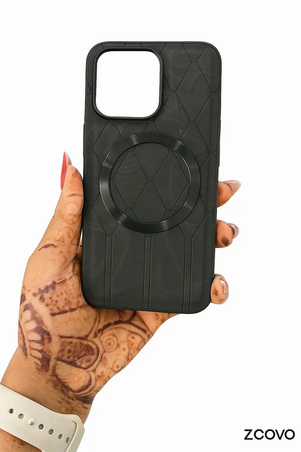Black_&_Gray_Protective_Magnetic_Grip_Case_For_Iphone