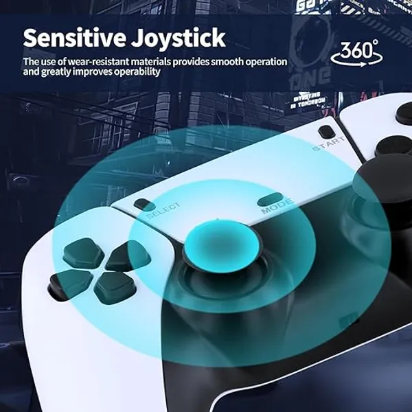 White_Retro_4K_Wireless_Game_Console_Plug_&_Play_Hdmi_Stick_With_20,000+_Built-In_Games_2.4G_Dual_Wireless_Controllers_(64Gb