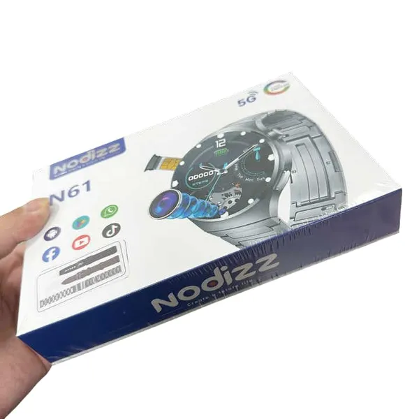 3_Straps_Black_&_Brown_&_Sliver_Pds_Enterprises_N61_Ultra_Smartwatch_5G,_Dual_Sim,_Wifi,_Amoled_Touch_Screen,_Gps,_Nfc,_Waterproof