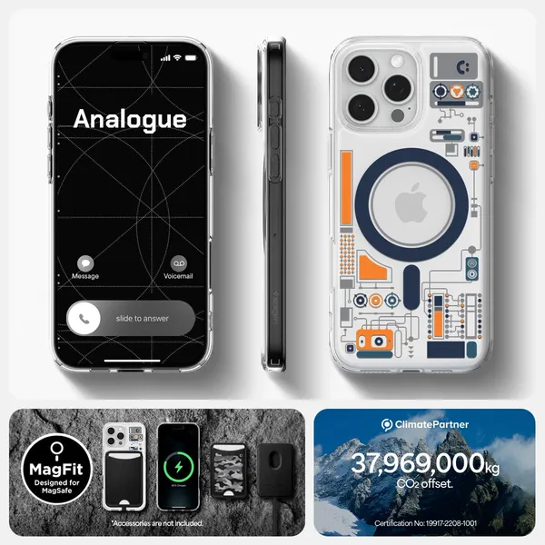 Analogue_Spigen_Collaboration_Ultra_Hybrid_Magfit_P2M_Back_Cover_Case_Compatible_With_Iphone_16_Pro_(Tpu_+_Poly_Carbonate_Analogue)