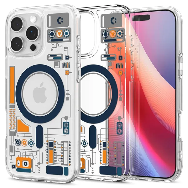 Analogue_Spigen_Collaboration_Ultra_Hybrid_Magfit_P2M_Back_Cover_Case_Compatible_With_Iphone_16_Pro_(Tpu_+_Poly_Carbonate_Analogue)
