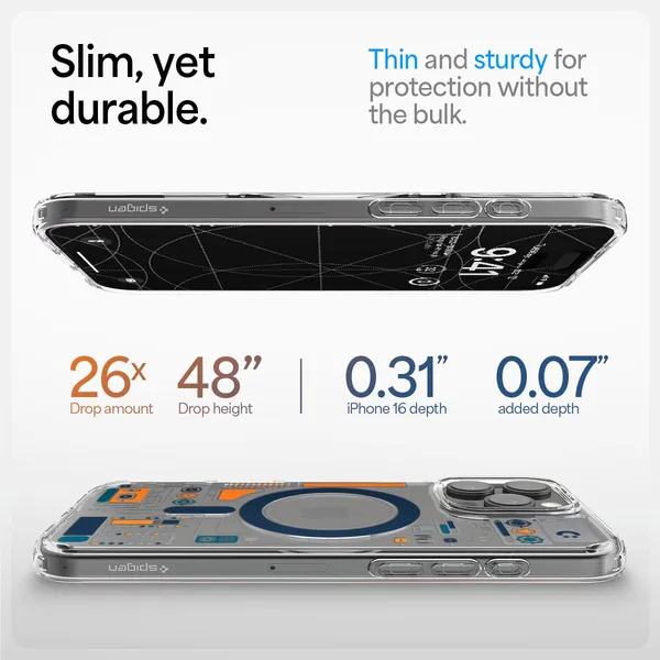 Analogue_Spigen_Collaboration_Ultra_Hybrid_Magfit_P2M_Back_Cover_Case_Compatible_With_Iphone_16_Pro_(Tpu_+_Poly_Carbonate_Analogue)