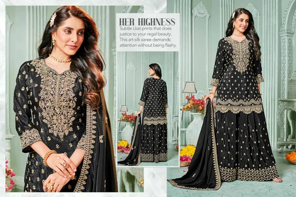 Black_Crappie_Embroidered_Sharara_Suit_Set_With_Dupatta