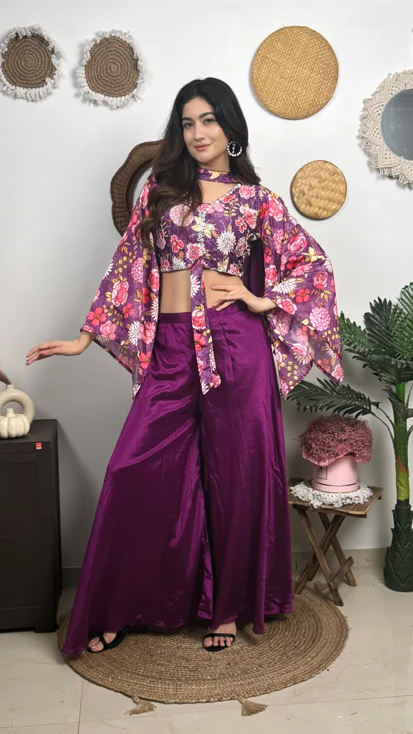 Purple_Floral_Kimono_Top_With_Matching_Satin_Palazzo_Set