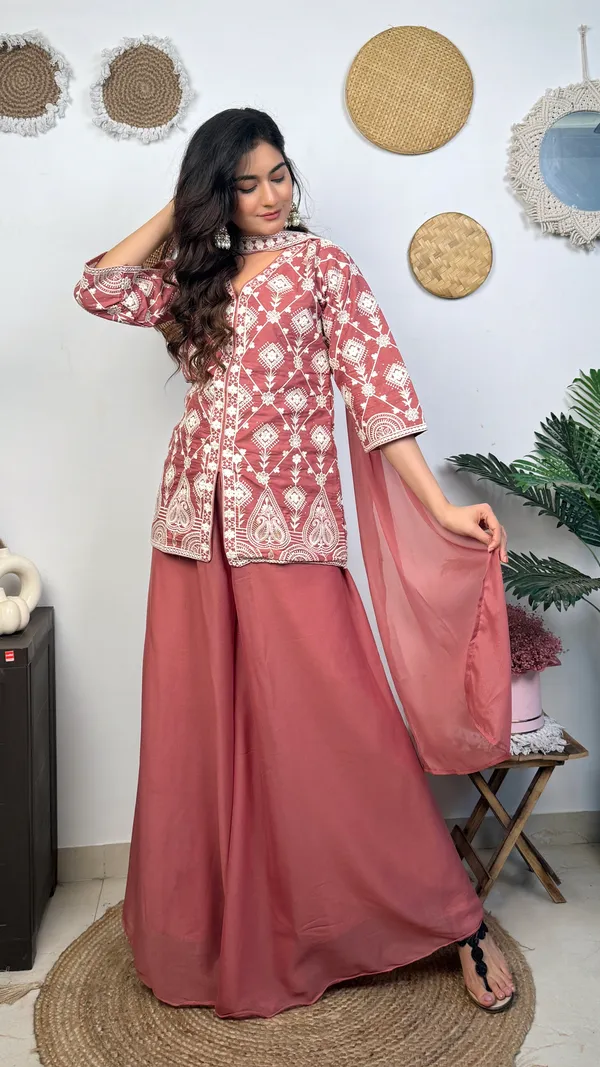 Rose_Pink_Printed_Kurta_Palazzo_Set_With_Dupatta_3_Piece
