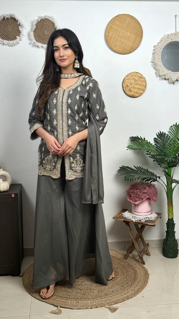 Grey_Embroidered_Sharara_Suit_Set_With_Dupatta