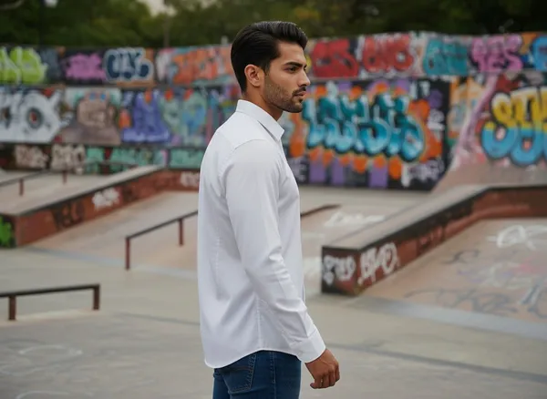 White_Cotton_Premium_Quality_Satin_Shirt_For_Men