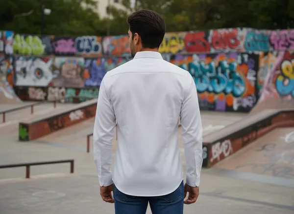 White_Cotton_Premium_Quality_Satin_Shirt_For_Men