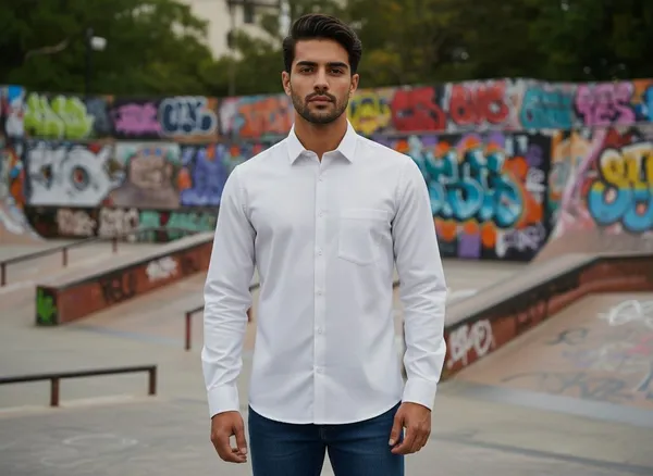 White_Cotton_Premium_Quality_Satin_Shirt_For_Men