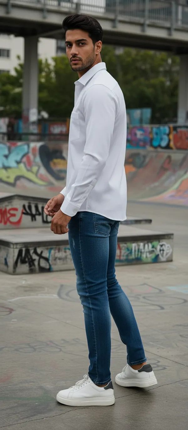 White_Cotton_Premium_Quality_Satin_Shirt_For_Men