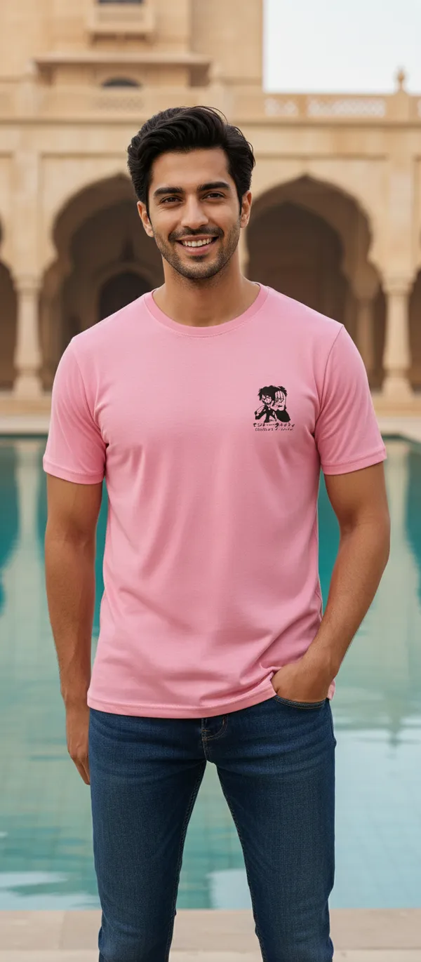 Pink_Cotton_Oversized_Anime_Printed_T_Shirt_For_Men