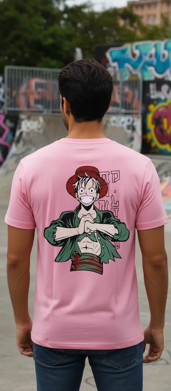 Pink_Cotton_Oversized_Anime_Printed_T_Shirt_For_Men