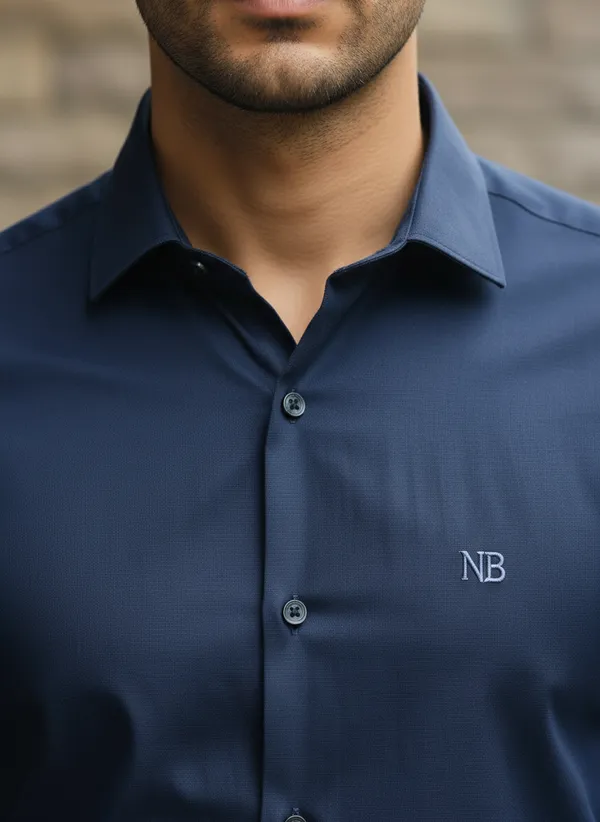 Blue_Cotton_Premium_Quality_Formal_Shirt_For_Men