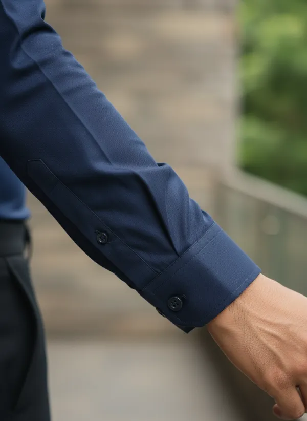 Blue_Cotton_Premium_Quality_Formal_Shirt_For_Men