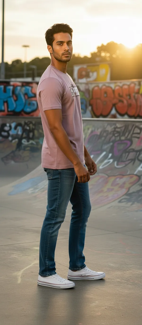 Mauve_Cotton_Oversized_Anime_Printed_T_Shirt_For_Men