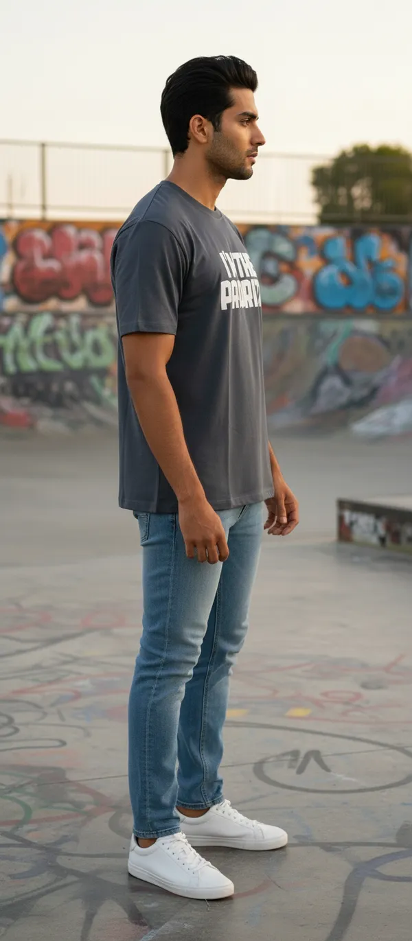 Grey_Cotton_Premium_Oversized_Puff_Printed__T_Shirt_For_Men