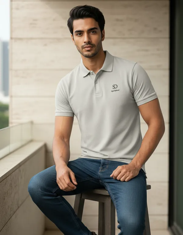 Grey_Cotton_Premium_Grey_Polo_T_Shirt_For_Men