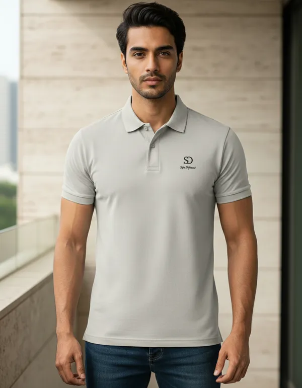 Grey_Cotton_Premium_Grey_Polo_T_Shirt_For_Men