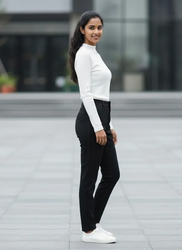 White_Premium_High_Neck_Unisex_Tshirt