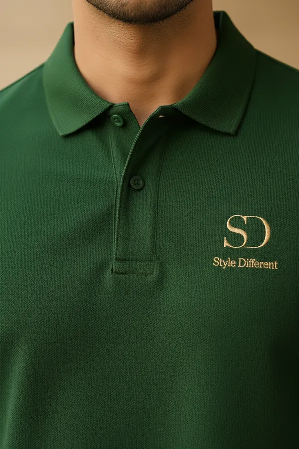 Olive_Green_Cotton_Premium_Green_Polo_T_Shirt_For_Men