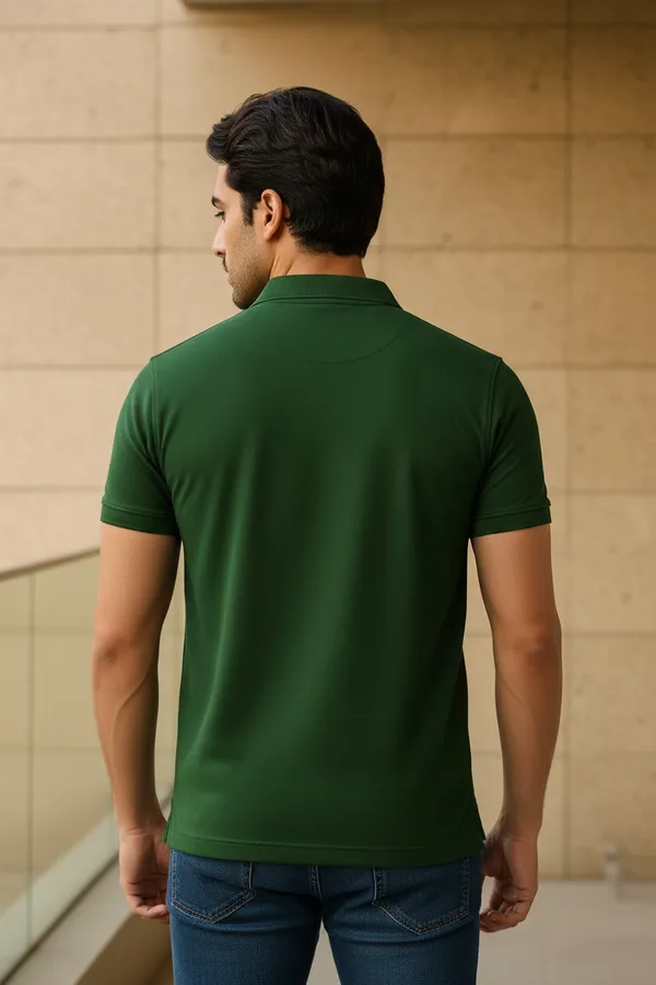 Olive_Green_Cotton_Premium_Green_Polo_T_Shirt_For_Men