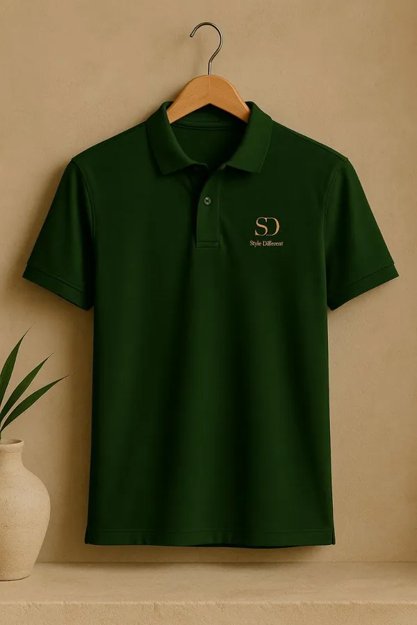 Olive_Green_Cotton_Premium_Green_Polo_T_Shirt_For_Men