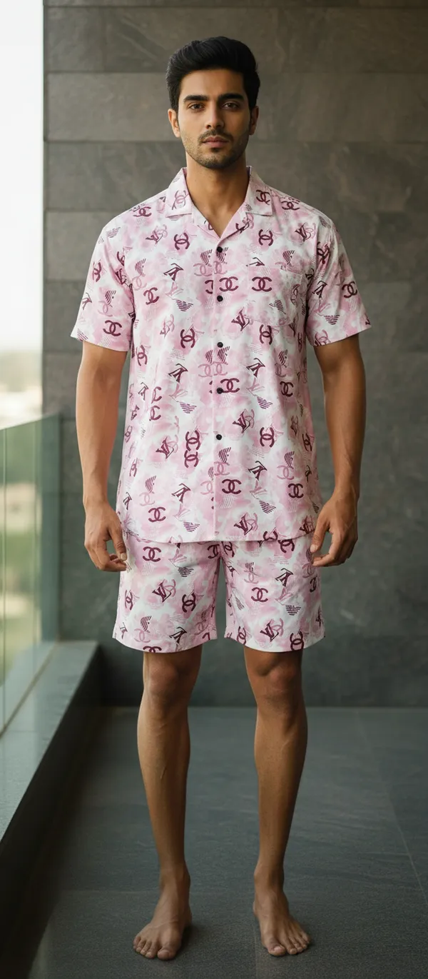 Pink_Cotton_Premium_Co-Ord_Set_For_Men