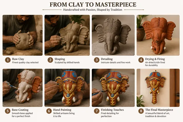 1_Peace_Terracotta_Elephant_Wall_Hanging_|_Vastu_Decorative_Wall_Art_|_Handmade_Clay_Door_Decor_for_Home_Entrance,_Living_Room_&_Office_(10_Inches)