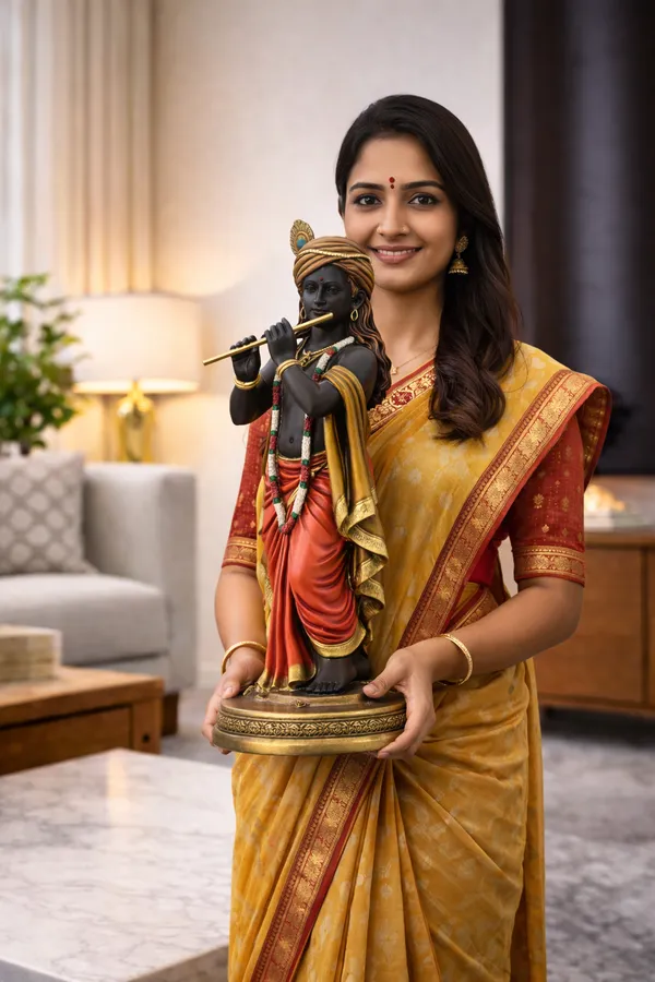 22_Inch_Standing_Krishna_Idol_with_Flute_–_Matte_Black_Resin_Statue_for_Home_Décor_&_Gift_Purpose